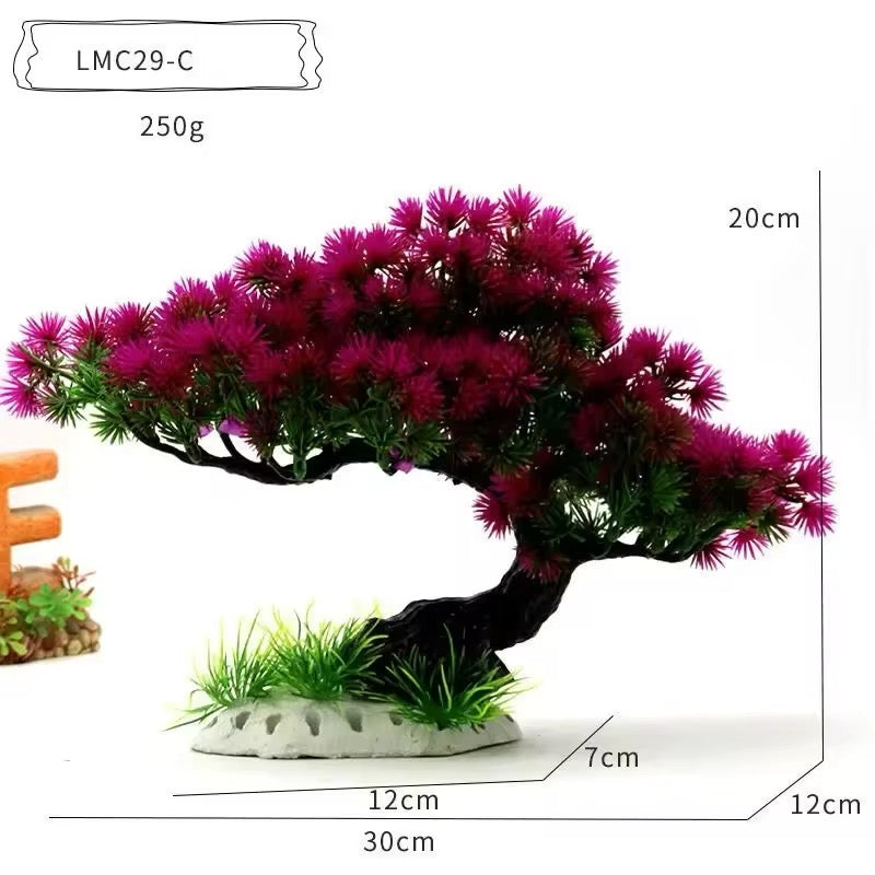 Aquarium Ornaments Simulation Plants